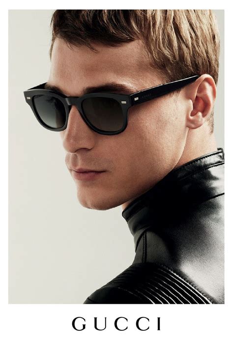 gucci sunglasses with leather trim|gucci sunglasses male.